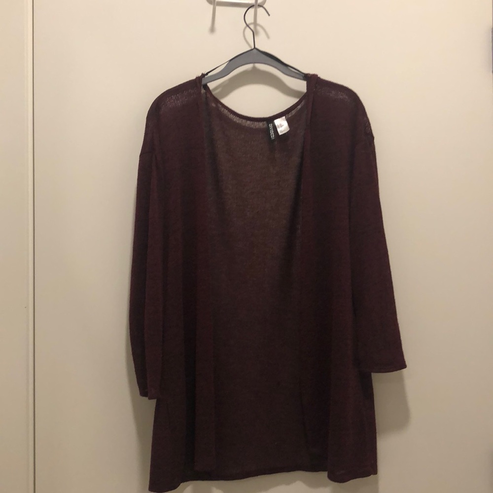 H&M Marooon Cardigan